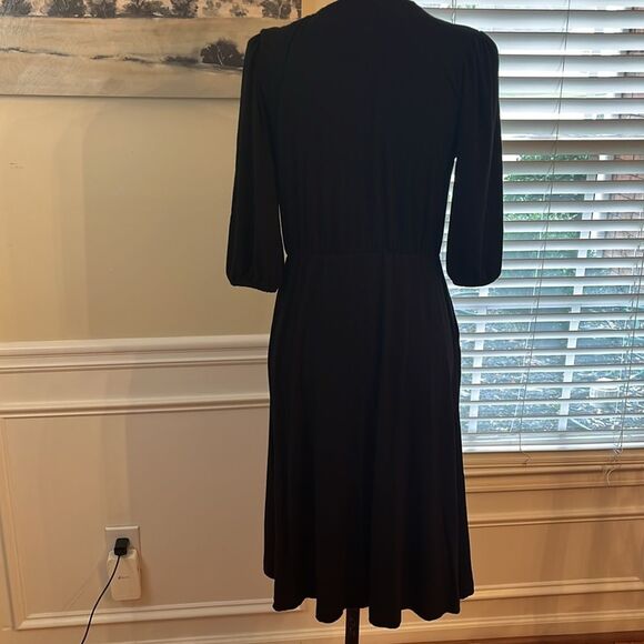 Draper James Black Long Sleeve Dress - Picture 9 of 10